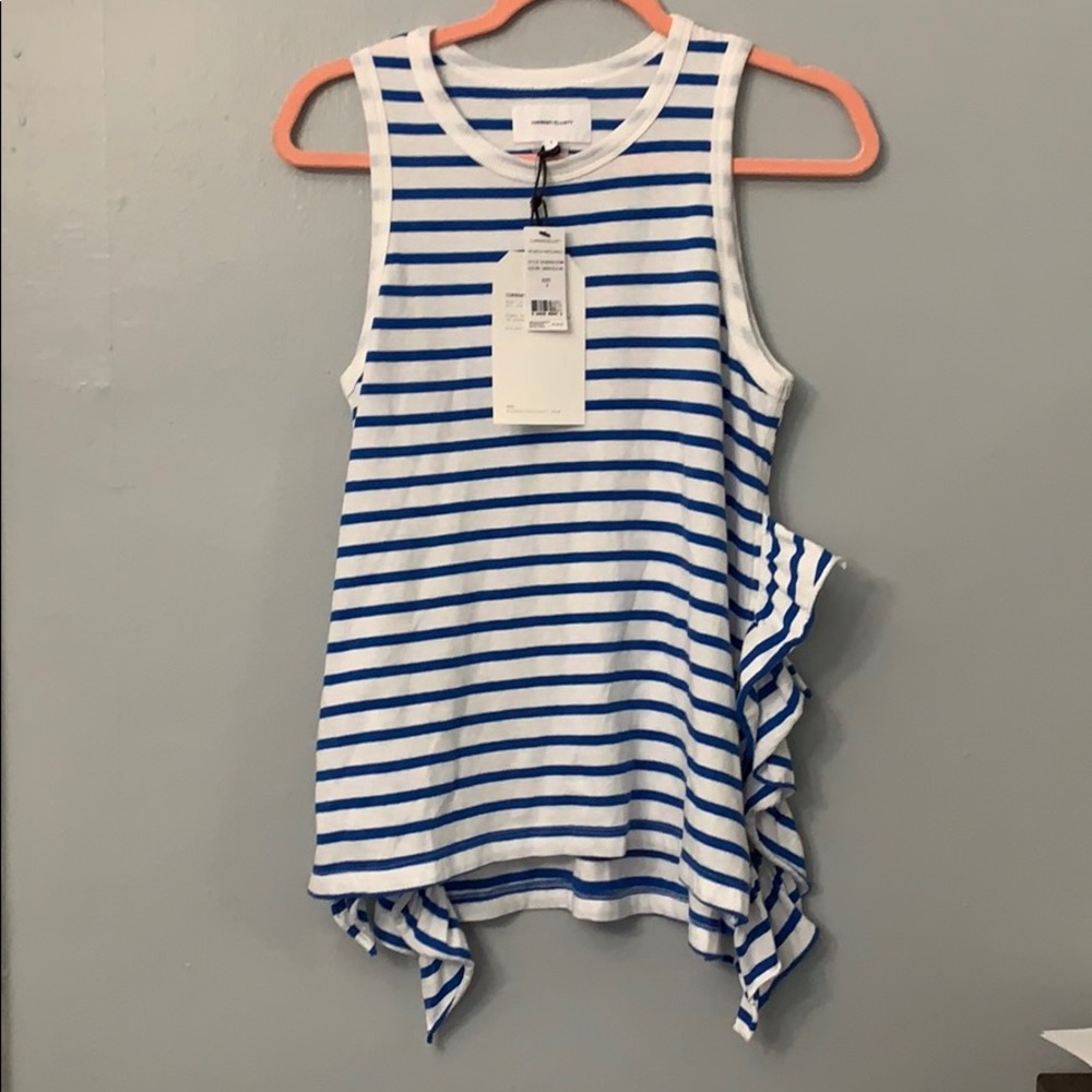 Current Elliot Side Slit Ruffle Tank Size 1 Small - Picture 2 of 4